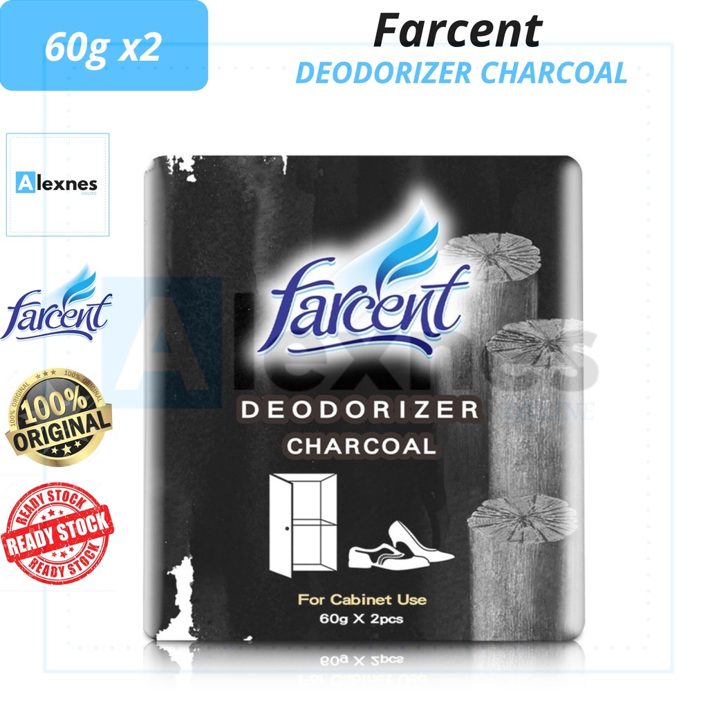 Farcent 60g x 2 Deodorizer Charcoal For Use [Alexnes online