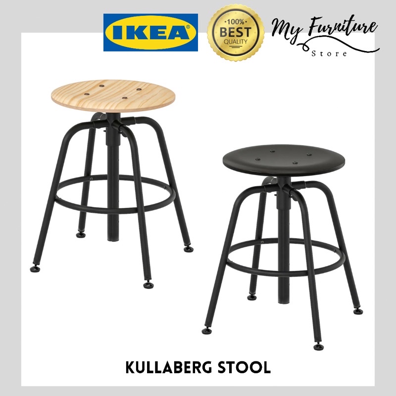 IKEA Kullaberg Stool Adjustable IKEA Bangku Desk Chair Office