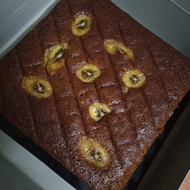 Resepi Kek Pisang Bakar Moist Rasmi Suf