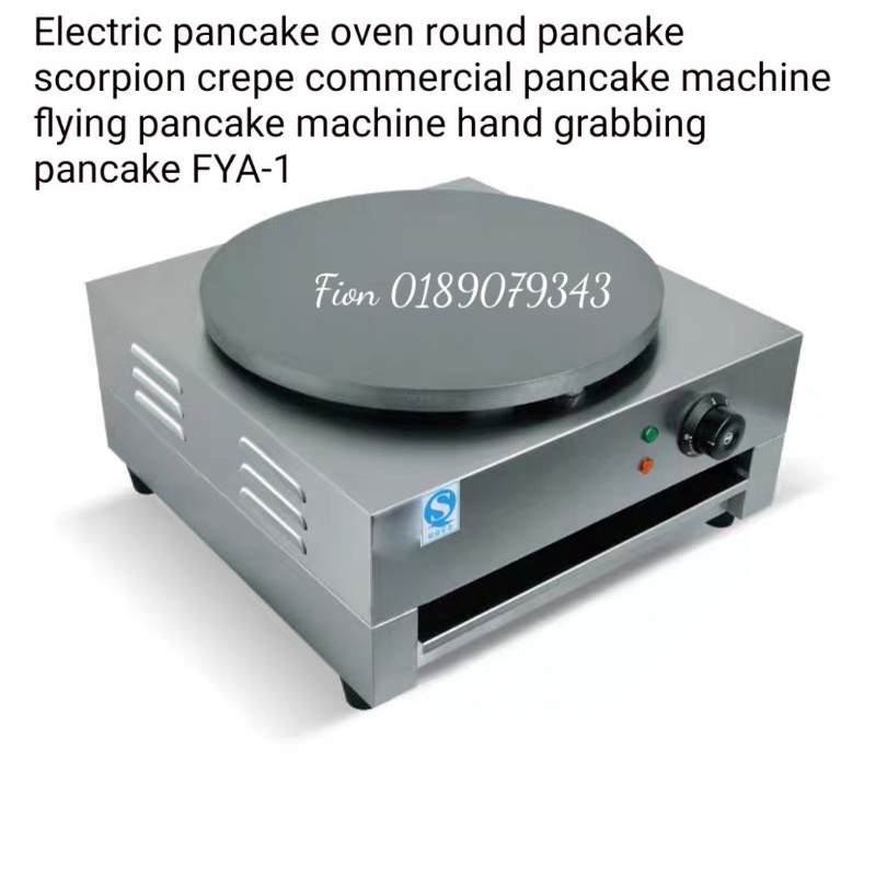 Electric pancake oven round pancake scorpion crepe commercial scones