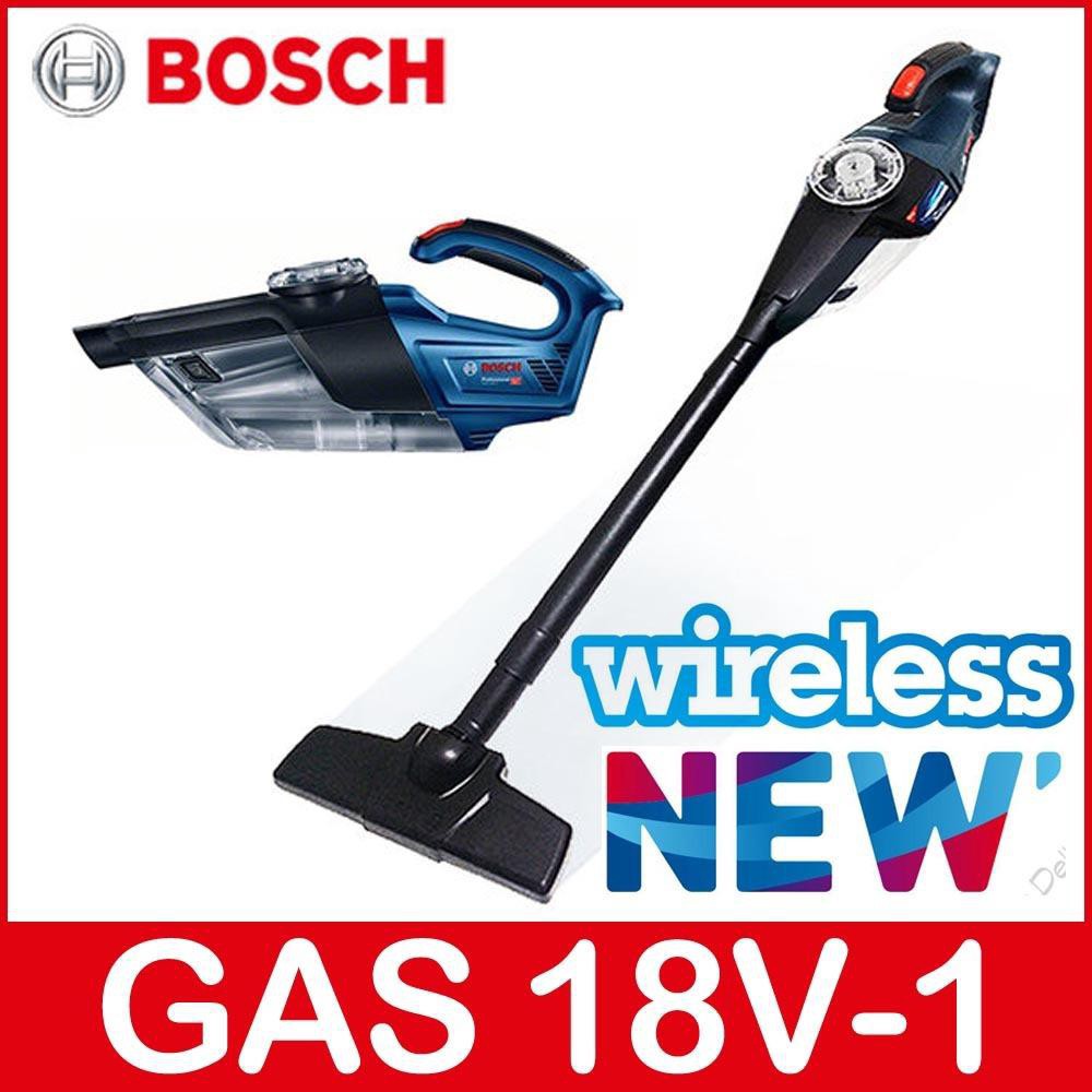 Bosch New 18v GAS18V1 Cordless Vacuum Cleaner Includes Nozzles Bare