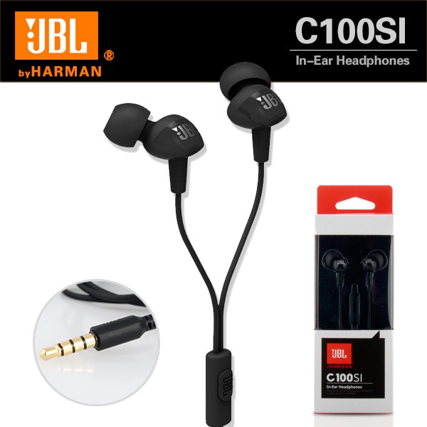 Original JBL C100SI InEar Headphones with Mic Shopee Malaysia