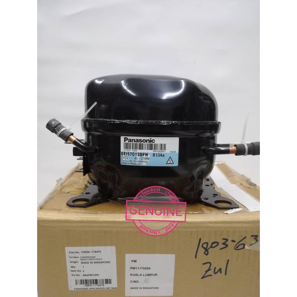 Panasonic Fridge ( Compressor R134a ) NRBL307NSMY Shopee Malaysia