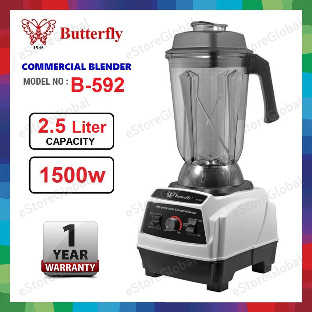 Butterfly B592 1500W Commercial Blender HEAVY DUTY B592 / Pengisar