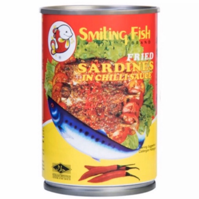 Fried Sardines in Chili Sauce Smiling Fish (155g) Shopee Malaysia