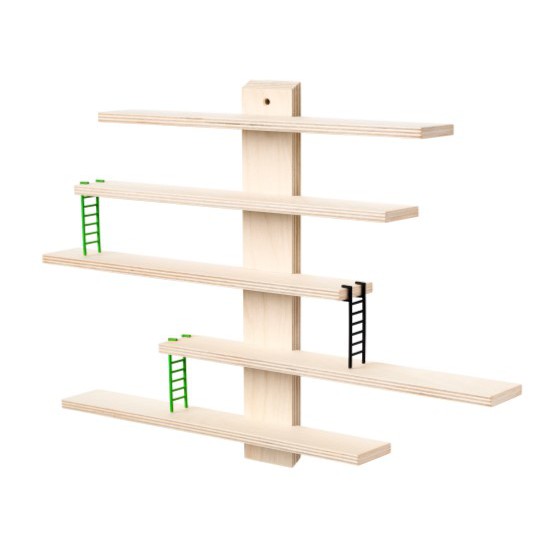 LUSTIGT Wall shelf 37x37cm | Shopee Malaysia