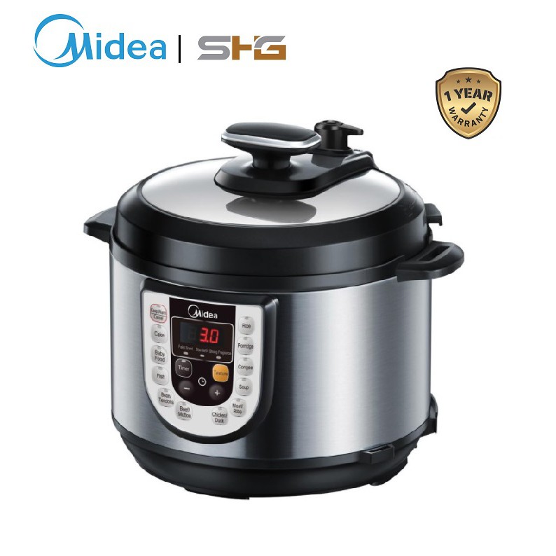 Midea Pressure Cooker MY12LS605A (6.0L) Shopee Malaysia