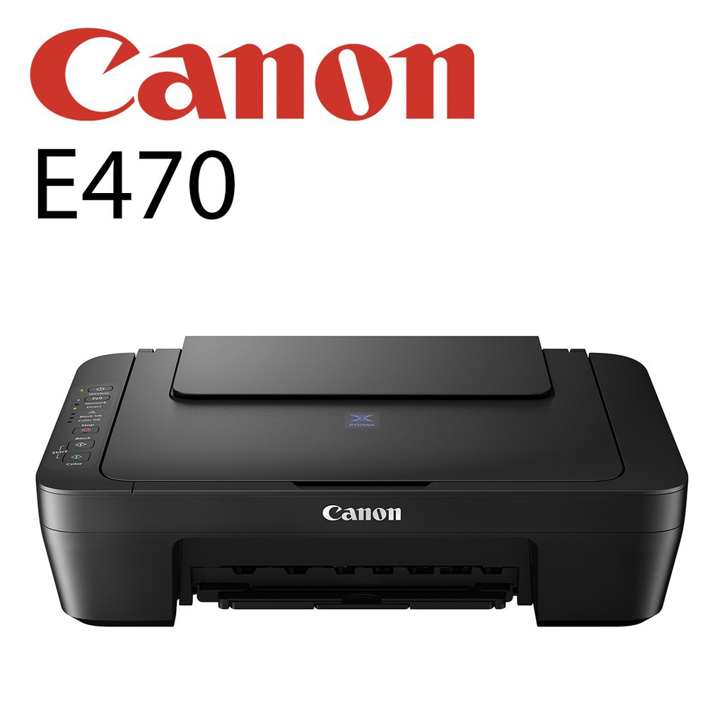 Canon PIXMA E470 All in One Inkjet Printer (Print/Scan/Copy+Wifi)i7
