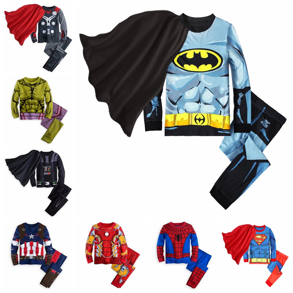 Age 23 34 56 Boys Childrens Novelty Batman Spiderman Superman