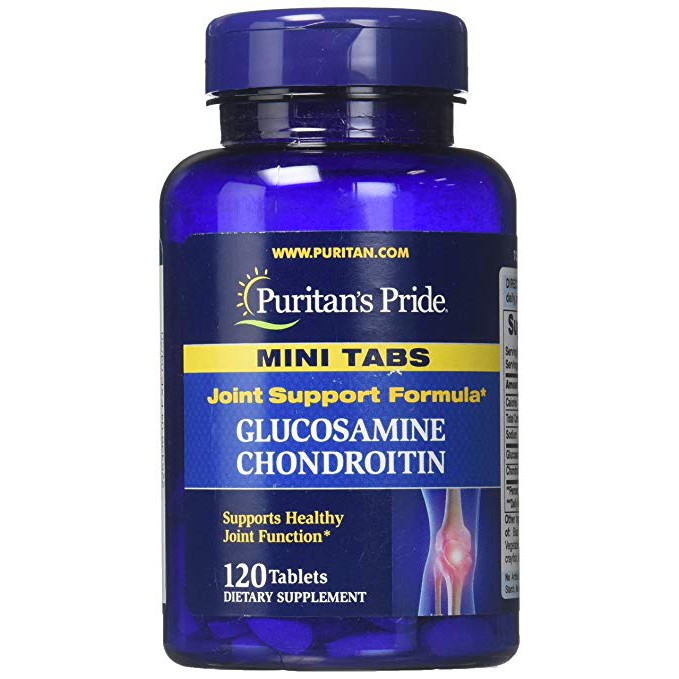 Puritans Pride Glucosamine Chondroitin Mini Tabs 120 Tablets Shopee