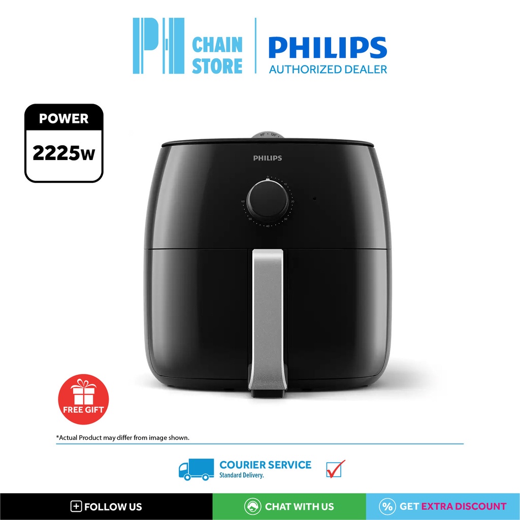 PHILIPS HD9630/99 2225W AIR FRYER XXL + GRILL MASTER KIT Shopee Malaysia