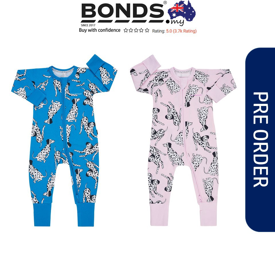 Bonds Baby WONDERSUIT Dalmatian Station Baby Boys Bodysuits & OnePiece