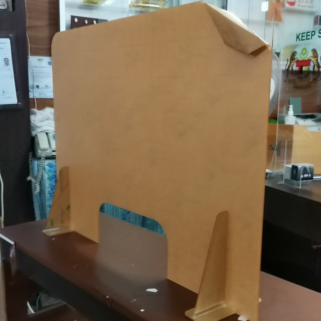 Acrylic divider shield / desk divider partition / safety divider