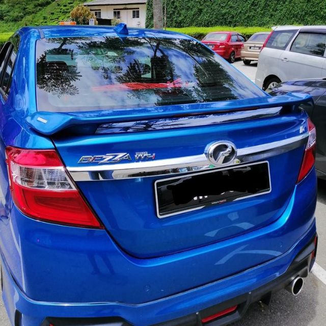 Bezza trd v2 abs spoiler wiht paint Shopee Malaysia