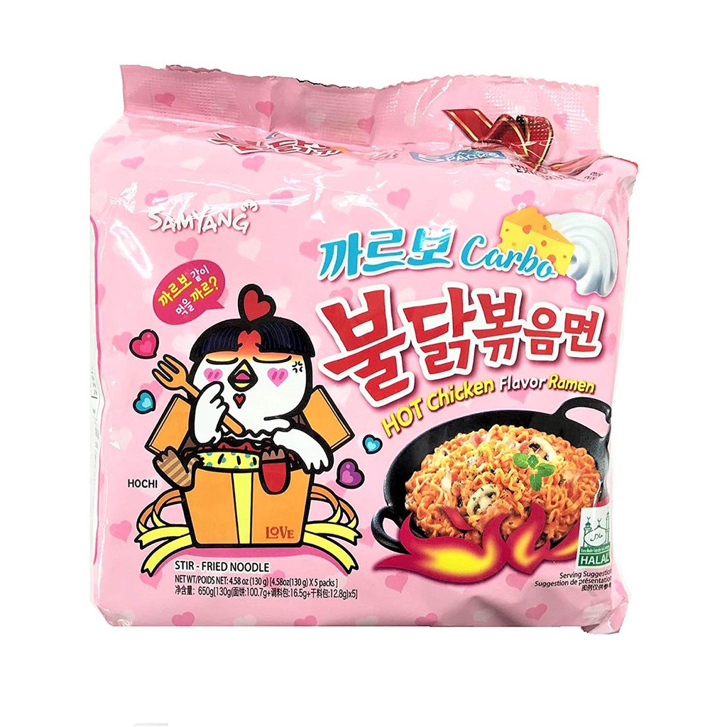 Samyang Hot Chicken Carbonara Ramen (140g x 5) Shopee Malaysia