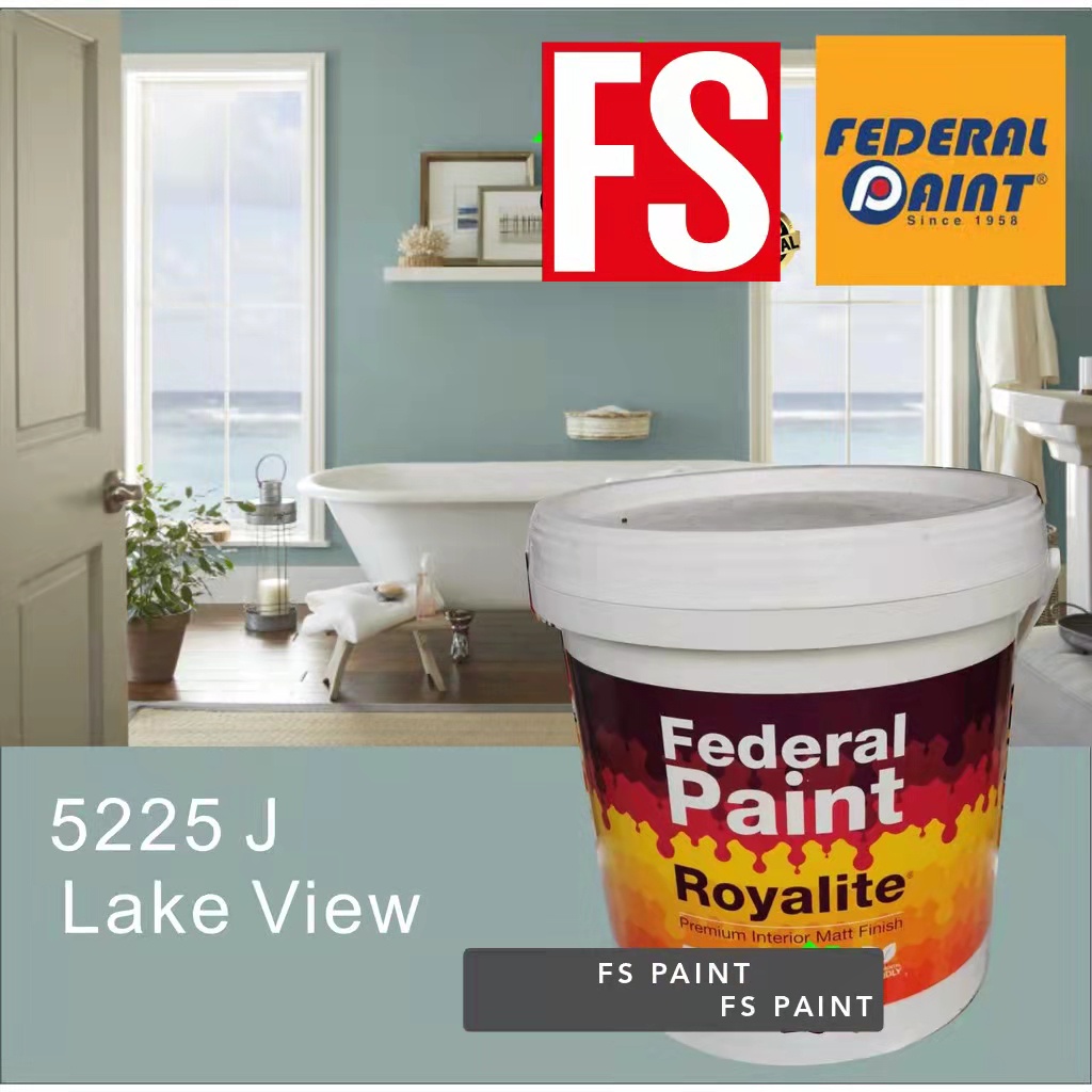 LAKE VIEW ( 1 LITER ) FEDERAL ROYALITE PAINT INTERIOR EMULSION PAINT