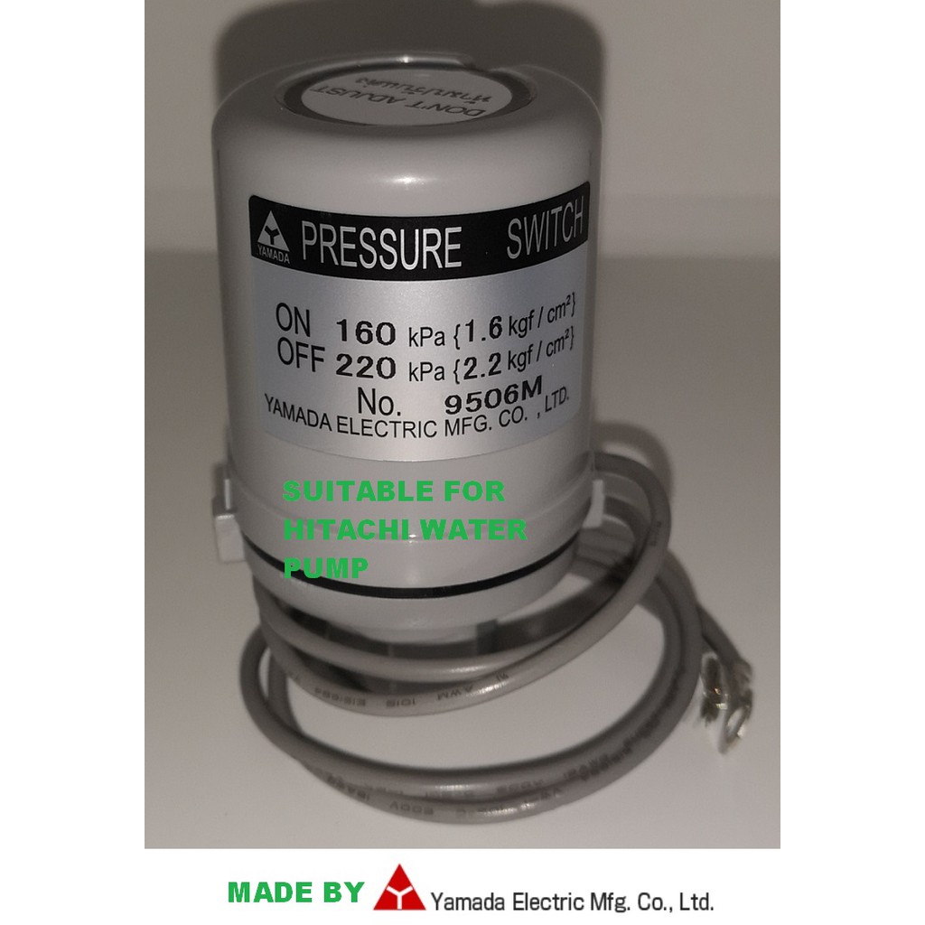 Hitachi / Yamada Water Pump (Pressure Switch / Automatic) Shopee Malaysia