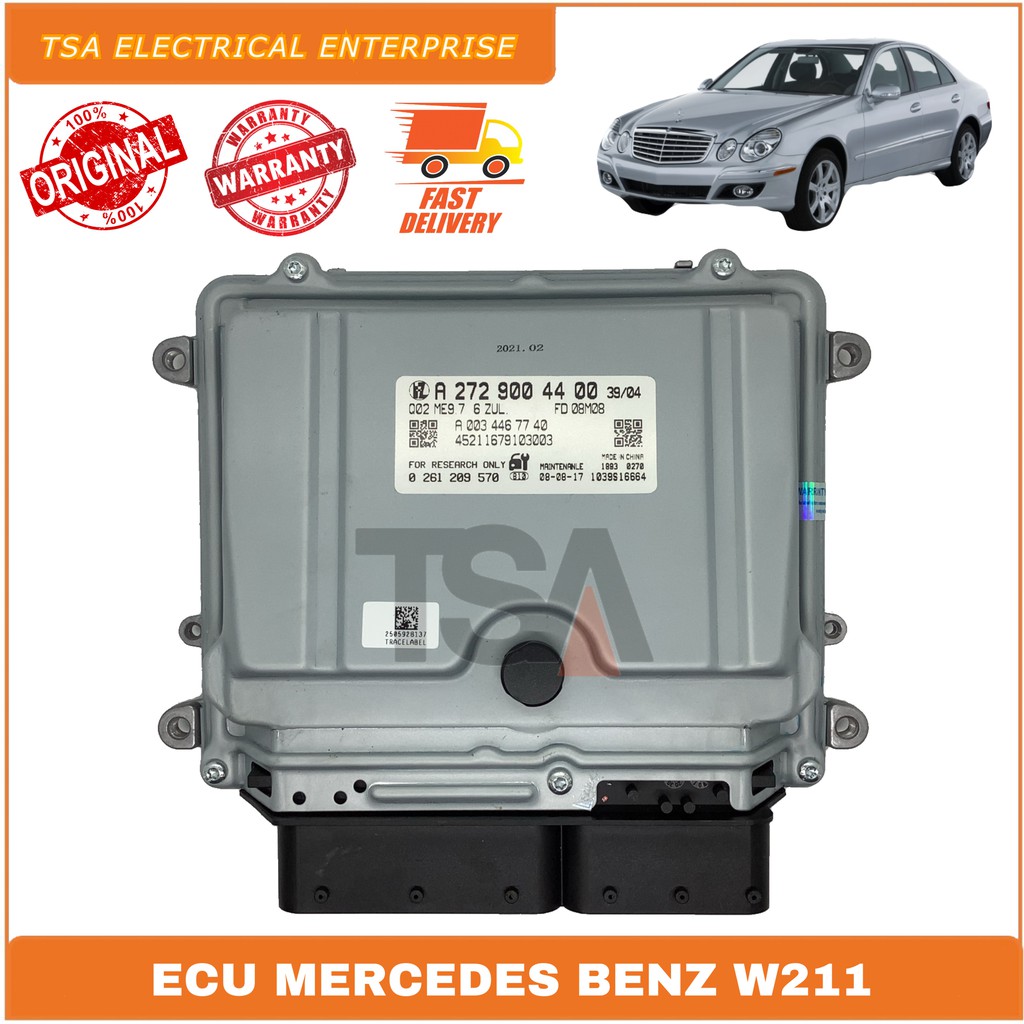 ECU MERCEDES BENZ CLS350 E300 W204 W211 W221 W219 ME9.7 A2729004400