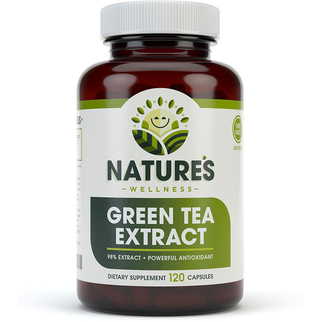 EGCG Green Tea Extract Capsules Powerful Metabolism Booster for
