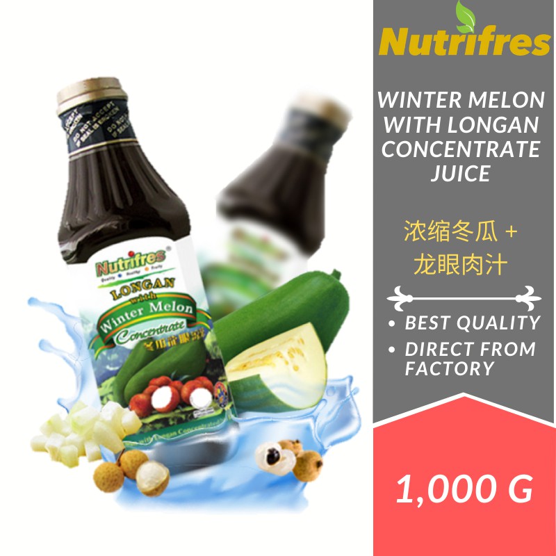 Nutrifres Winter Melon with Longan Fruit Juice Concentrate / Cordial (1 Liter) Shopee Malaysia