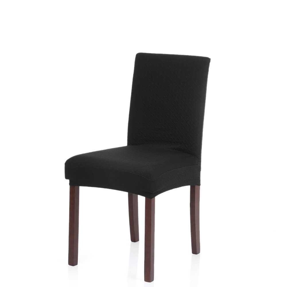 Thick Knit Stretch Removable Washable Dining Chair Cover Shopee Malaysia