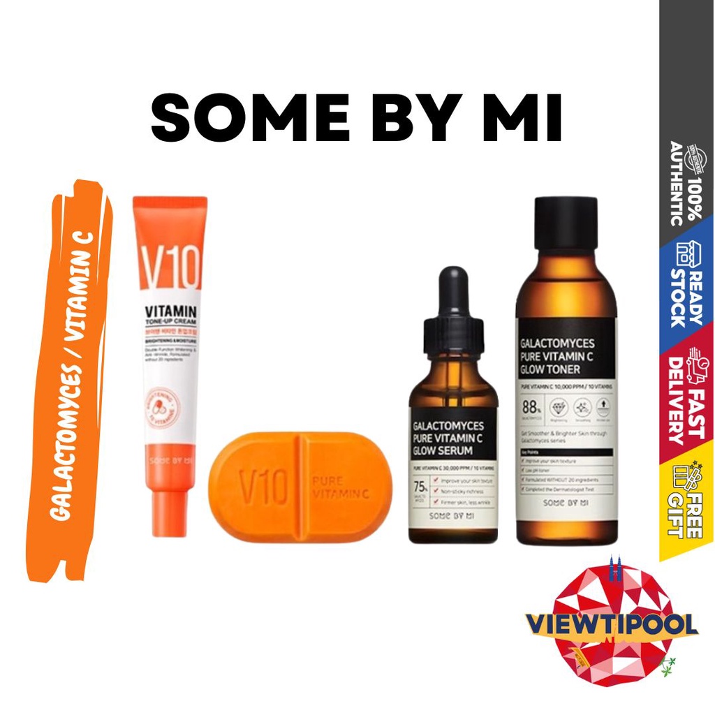 Some By Mi Galactomyces Pure Vitamin C Glow Serum 30ml + Toner 200ml
