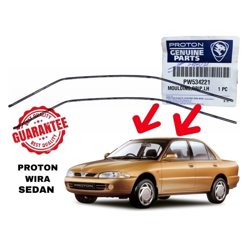 ORIGINAL PROTON PARTS PROTON WIRA SEDAN TOP ROOF MOULDING *READY STOCK Shopee Malaysia