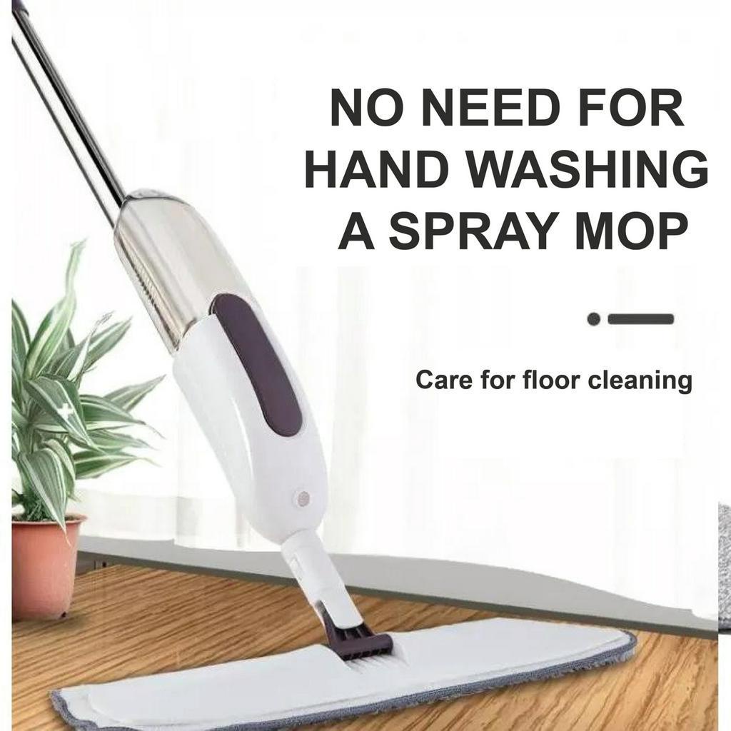 Water Spray Mop with Microfiber Pad Mop Mop Lantai Spray Penyapu Kain Lap Lantai Shopee Malaysia