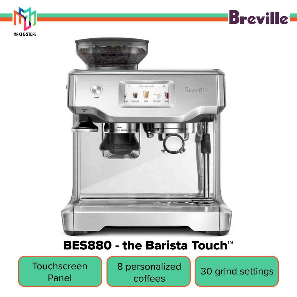 Breville The Barista Touch BES880 Automatic Coffee Machine with