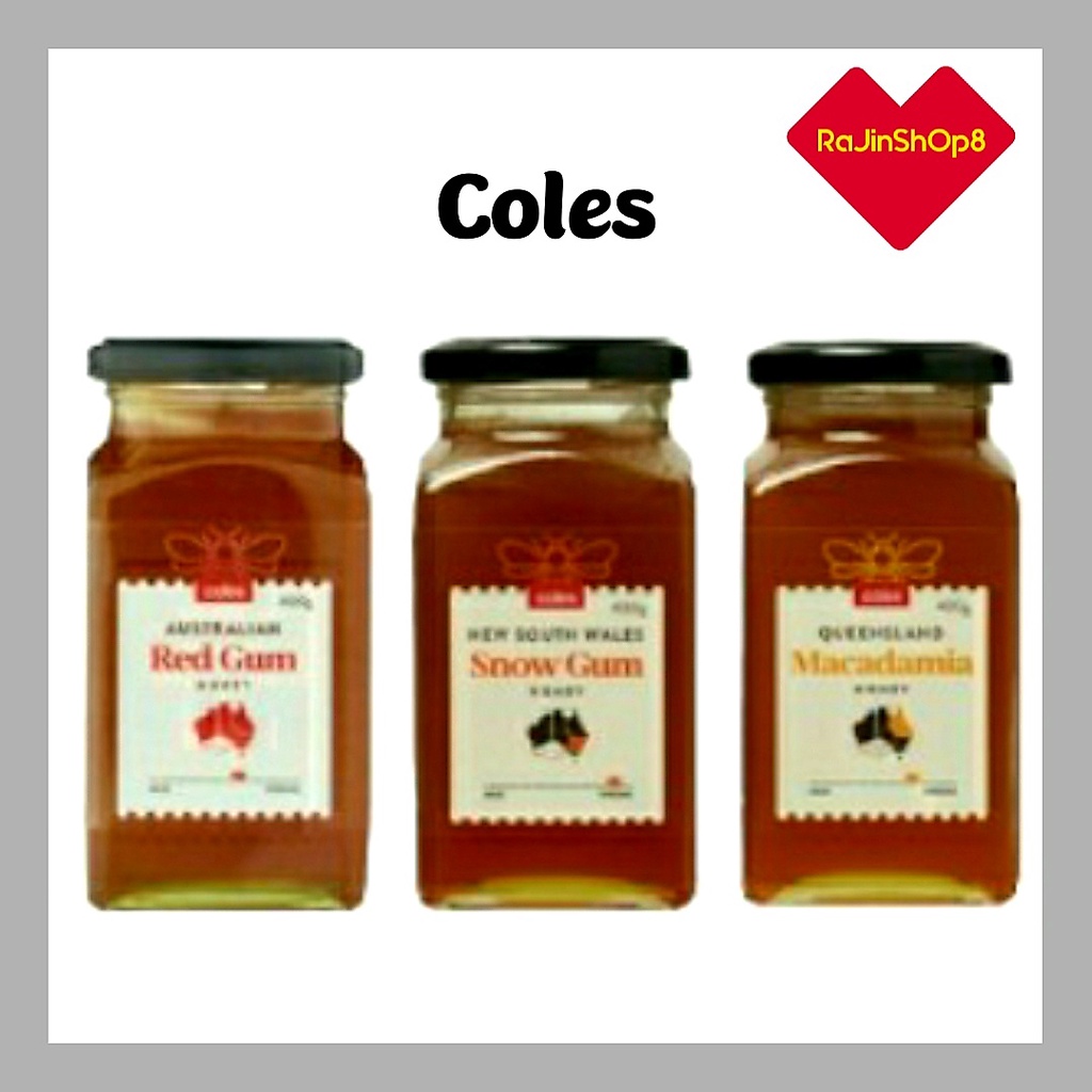 COLES Australian Honey Red Gum / Snow Gum / Macadamia [400g] Ready