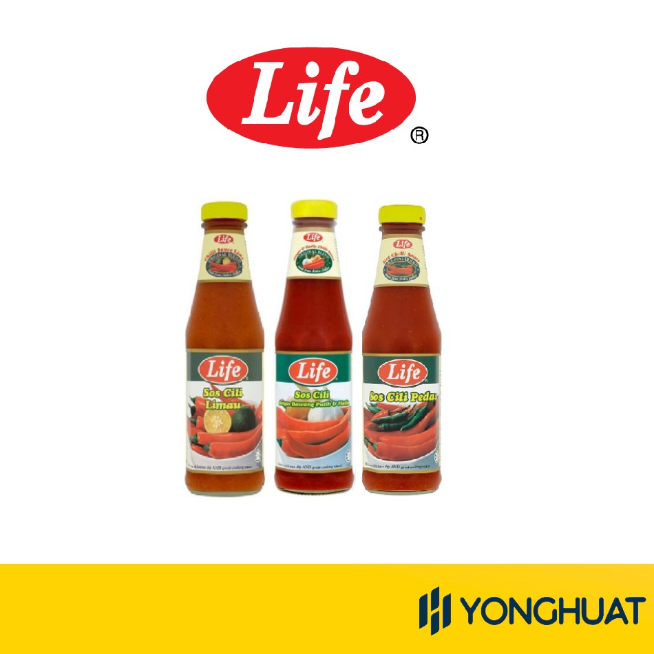 Life Chili Sauce Lime / Garlic / Hot Chili 340g Shopee Malaysia