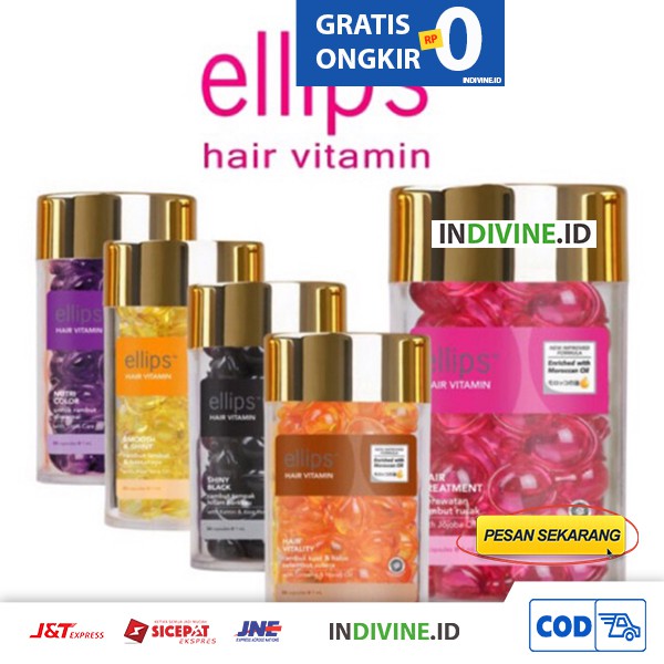 ELLIPS Ellipse Hair Vitamin Hair Vitamin Ellipse Bottle Of 50 Capsules
