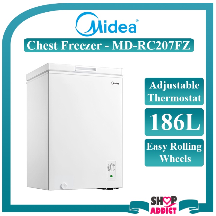 MIDEA CHEST FREEZER MDRC207FZB01 / WD186WA 142 LITRES (Random