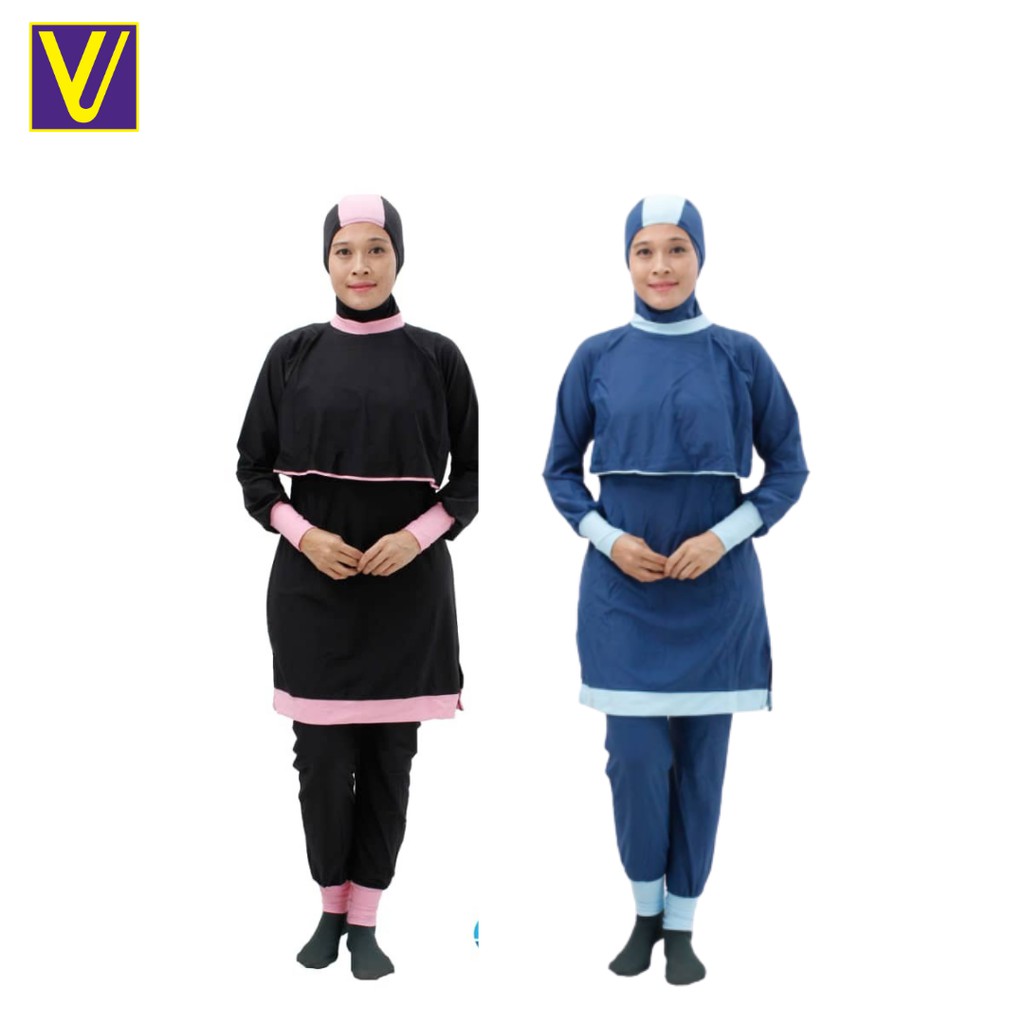YUNA.VALET Women Muslimah Swimming Suit Swimwear / Baju Mandi / Baju