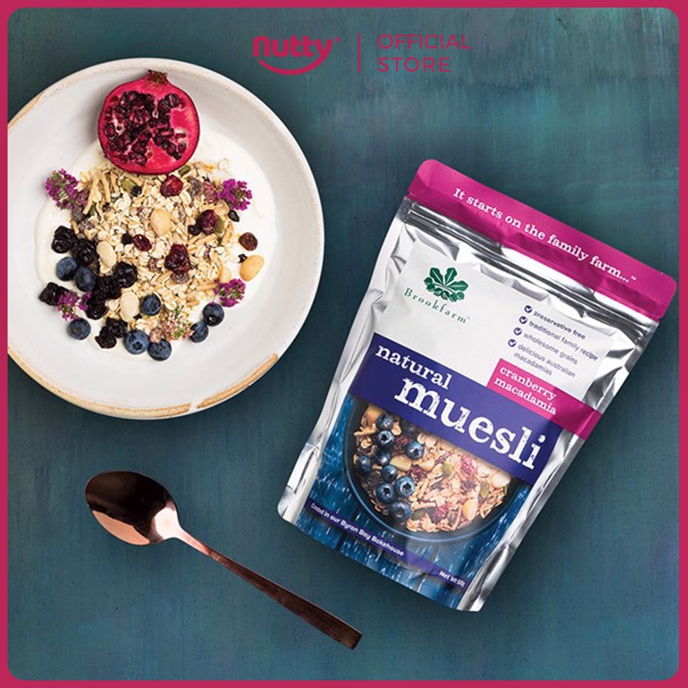 [Genuine] Brookfarm Natural Muesli Cereal, imported from Australia