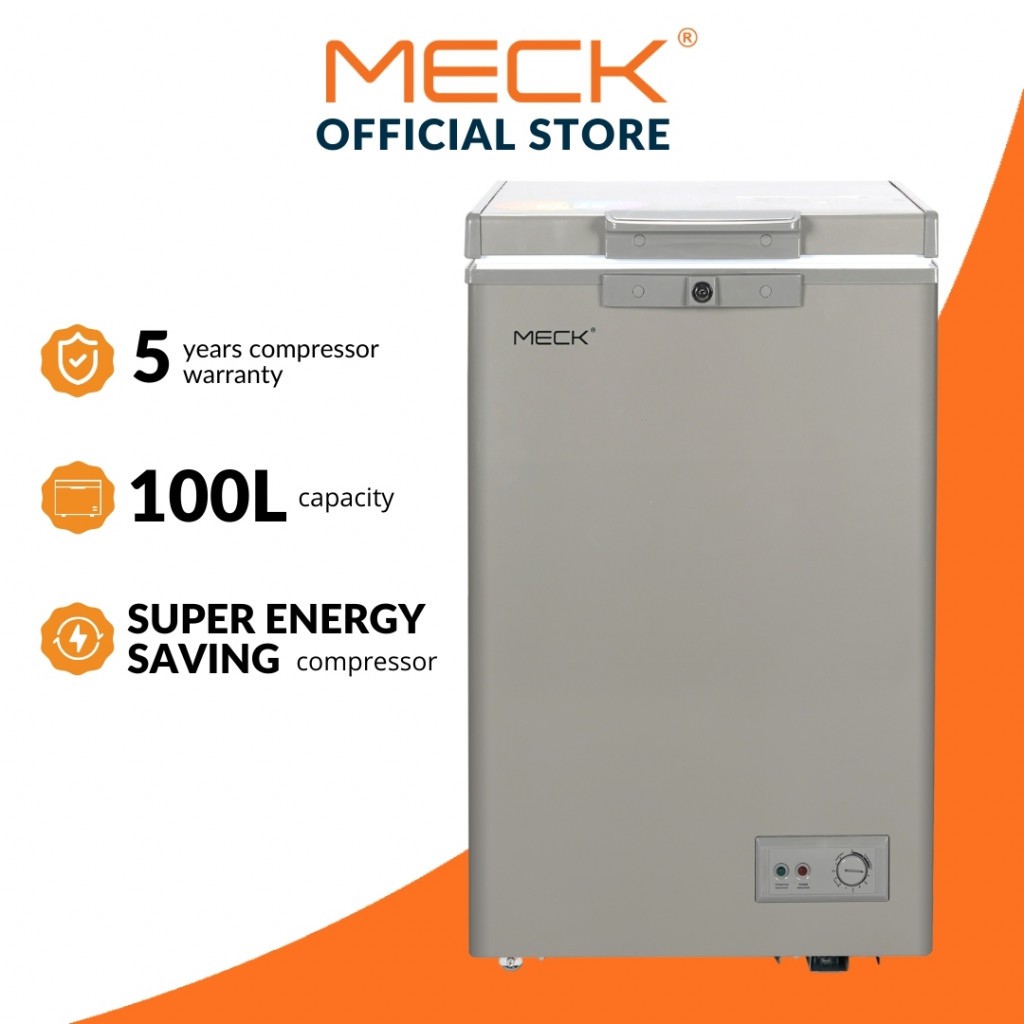 MECK Chest Freezer 100L (LG Compressor) MFZ80 Shopee Malaysia