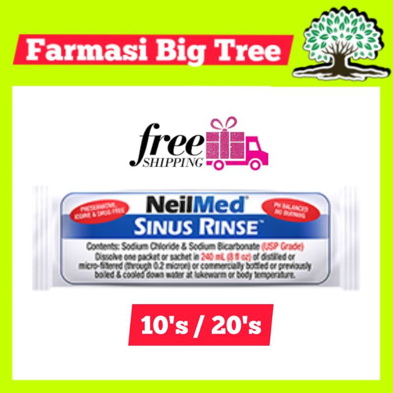 NEILMED SINUS RINSE PREMIXED SACHETS 10S/20S EXP 5/2026 Shopee Malaysia