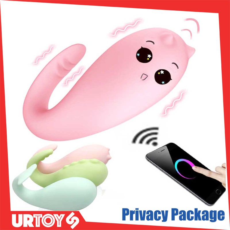 Syok !! Monster Pub APP Controlled Bluetooth Gspot Vibrator Kegel Rechargeable Waterproof Adult