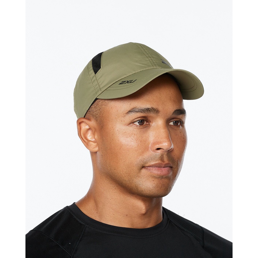 2XU Unisex Run Cap Alpine/Black Shopee Malaysia