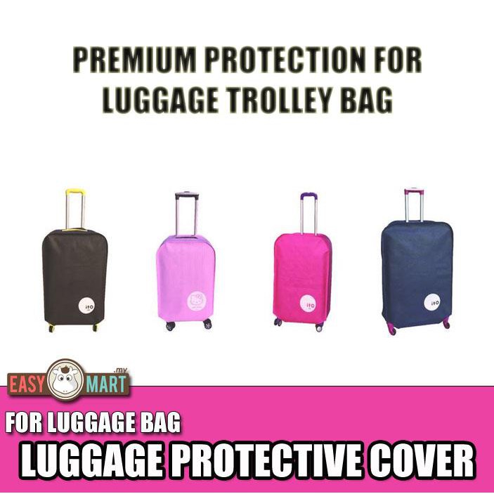Ito Premium Luggage Protector Cover Bag Trolley Covers Travel Case Shopee Malaysia
