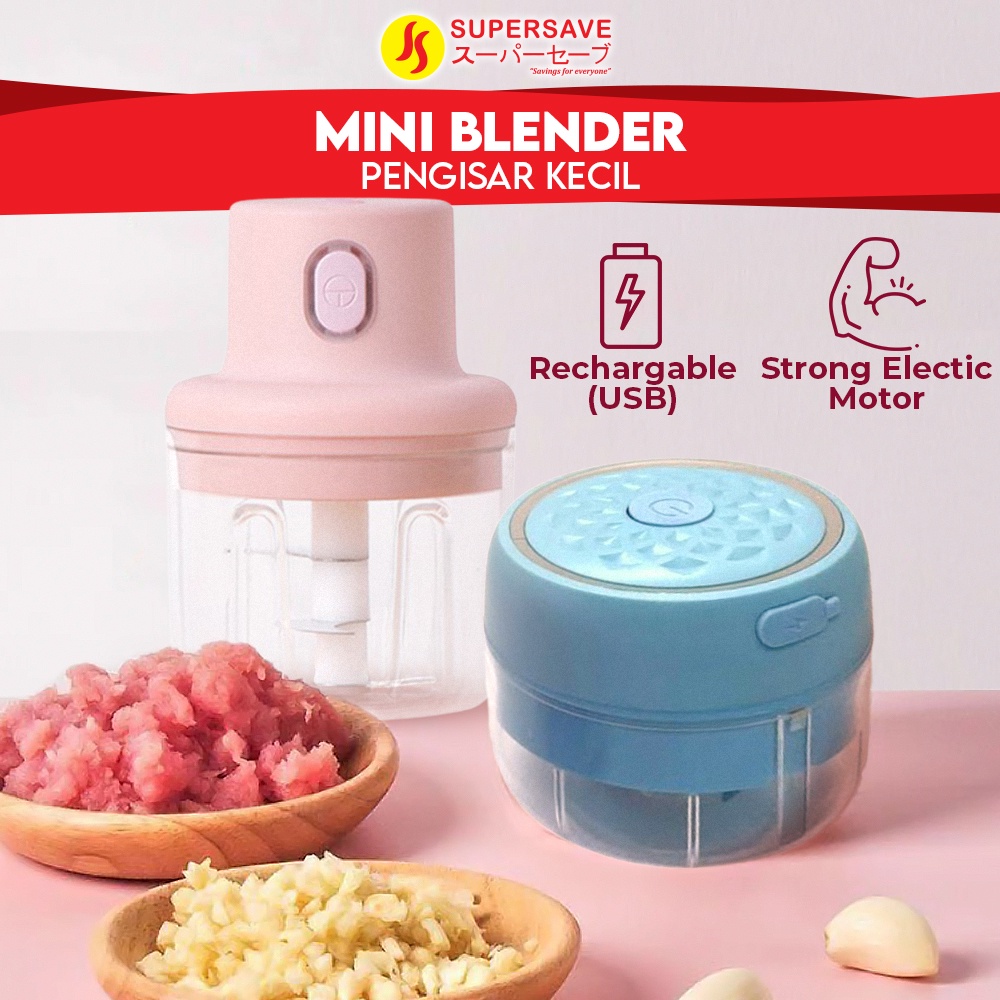 SUPERSAVE Mini Blender Electric Chopper Blender Garlic Food Meat