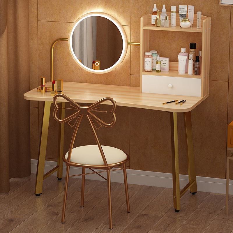 Dressing table bedroom small storage integrated dressing table