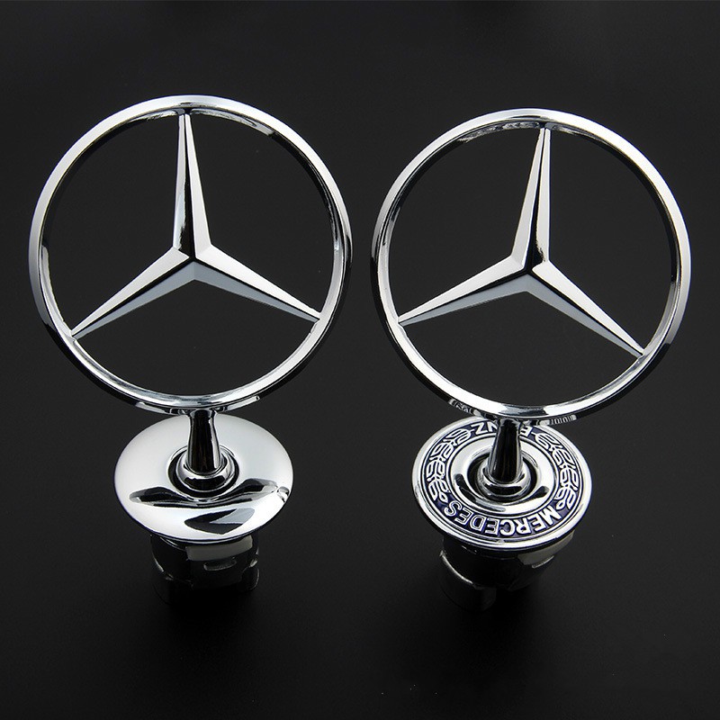 Mercedes BENZ Hood Badge Head Emblem SPRING MOUNTED W124 W123 W126 W201 Shopee Malaysia