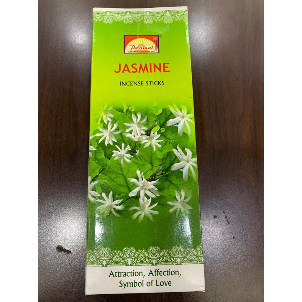 PARIMAL JASMINE HEXAGONAL INCENSE STICK (6 units x 20 sticks) Shopee