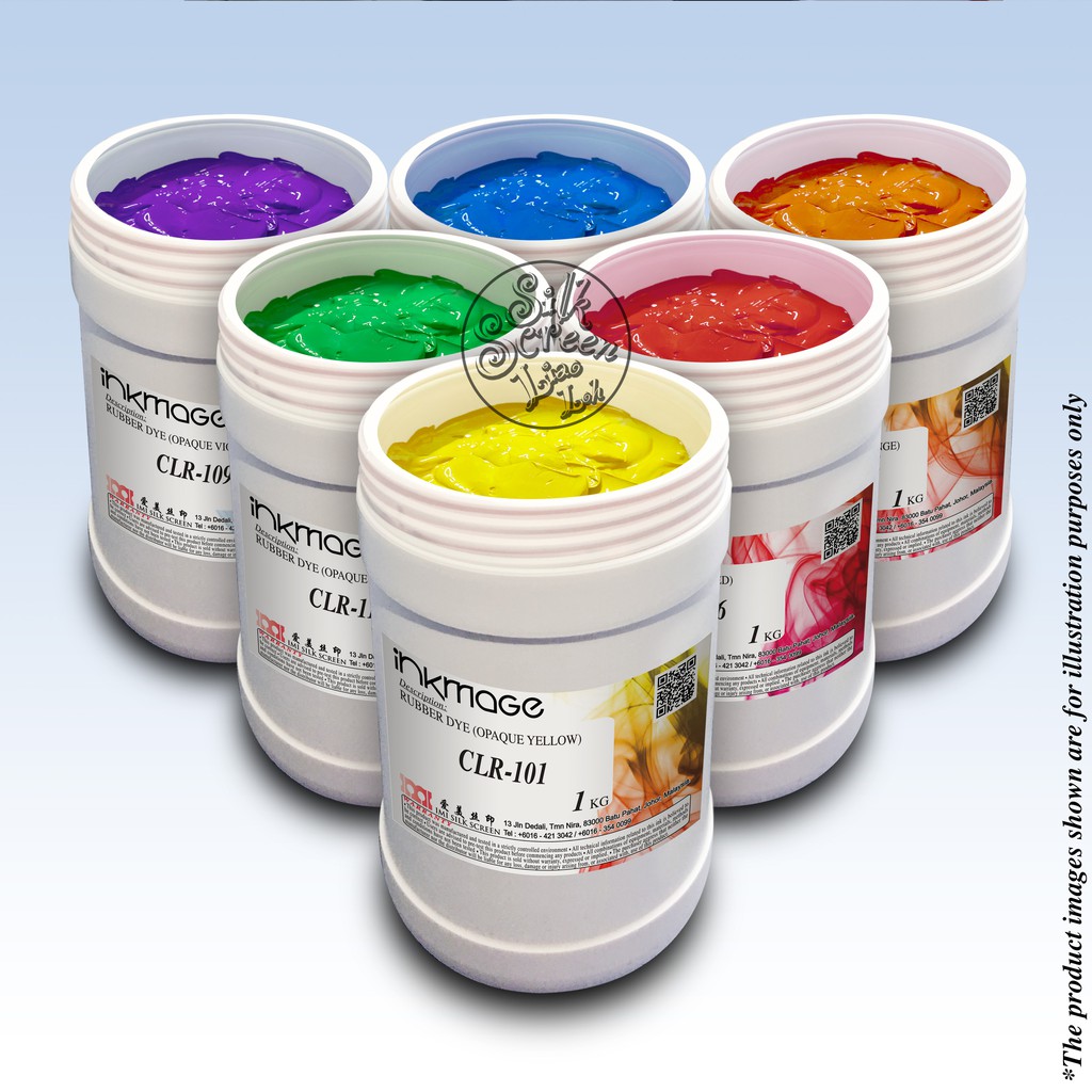 Rubber Dye for Silk Screen Printing (Water Based Rubber Paste / Rubber