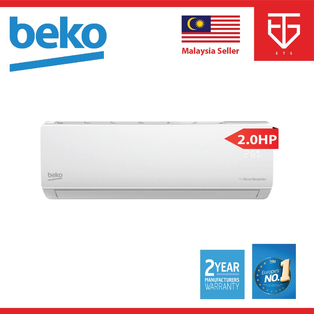 BEKO 2.0HP R32 INVERTER JET COOL AIRCOND BSVOM 180/181 Shopee Malaysia