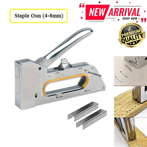 Manual Hand Stapler Tacker Staple for Furniture / Board (Staple Gun