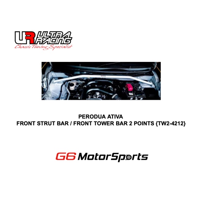 PERODUA ATIVA ULTRA RACING SAFETY BAR FRONT STRUT BAR / FRONT TOWER
