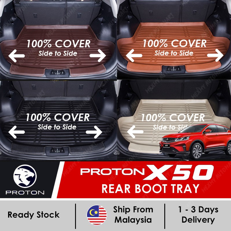 Proton X50 Rear Car Boot Tray Cargo Compartment Carpet Leather