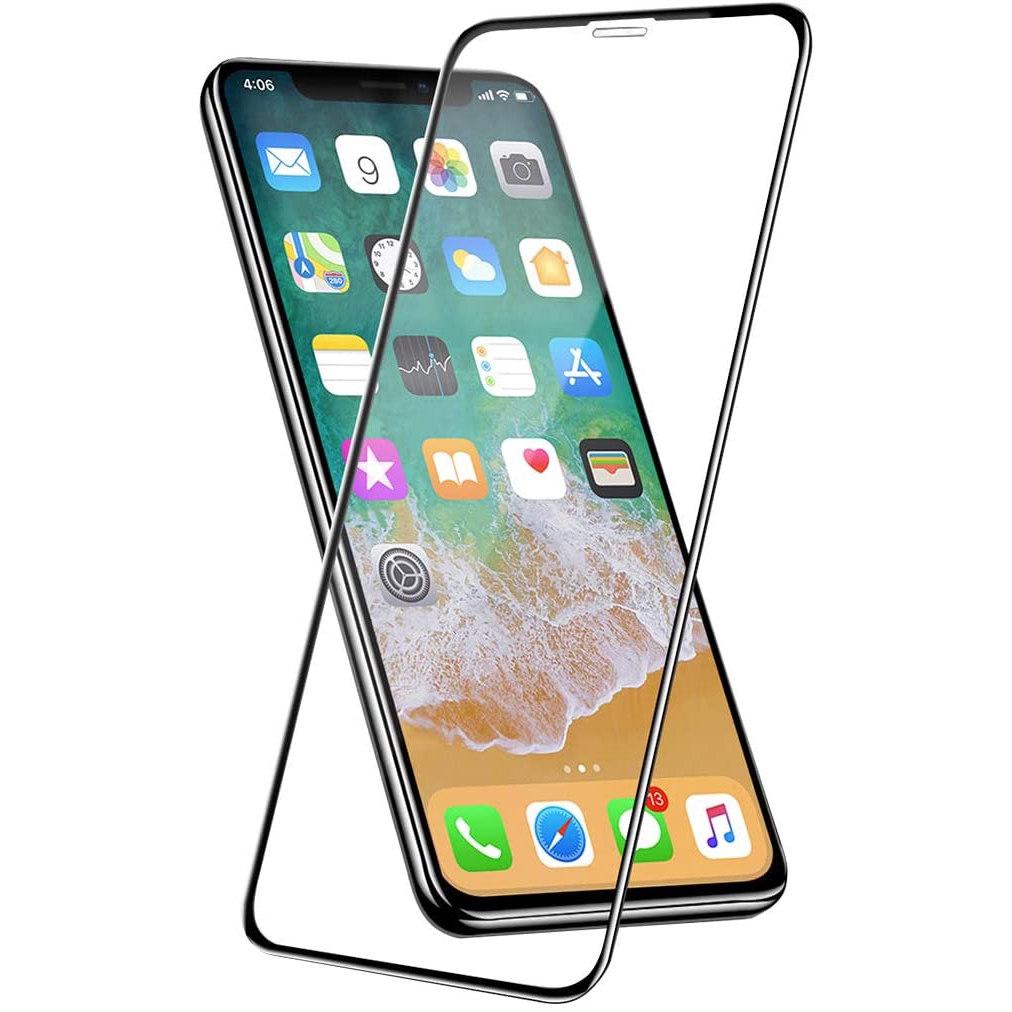 Curve Black and White Full Screen Tempered Glass Apple iPhone 11 Pro 6